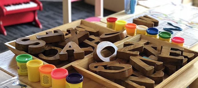 Alphabet blocks for children